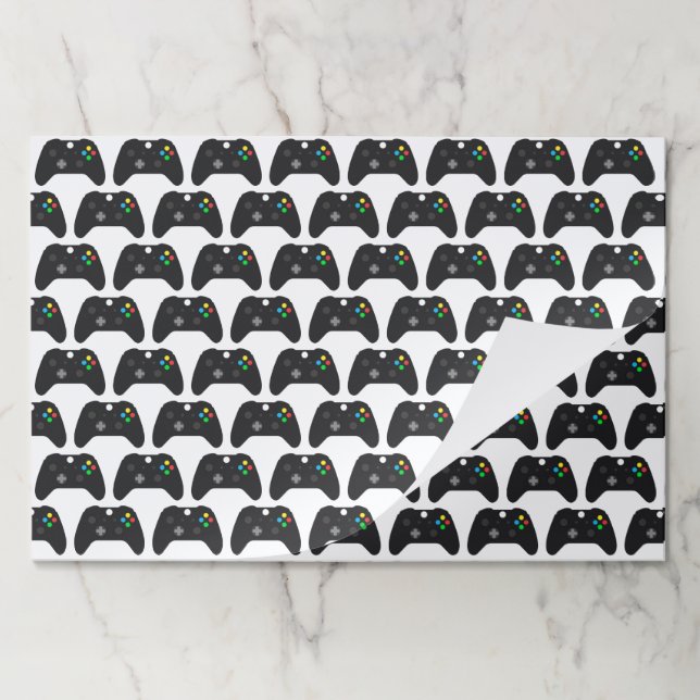 Gaming Paper Placemats, Video Game Table Mats (Folded)