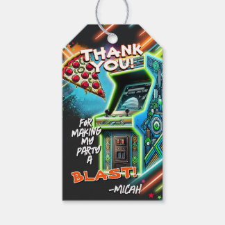 Gaming Party Favor Tag | Arcade Pizza Party Favor
