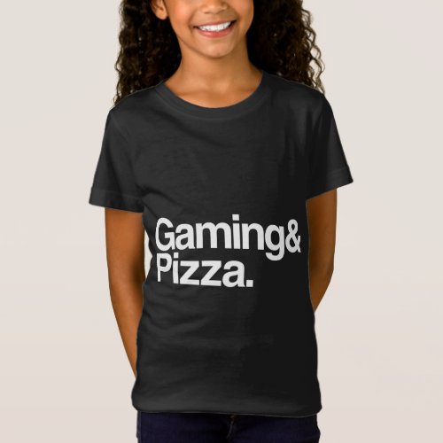 Gaming Pizza Video Gamer Boyfriend T_Shirt