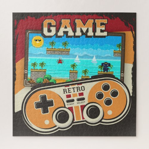 Gaming Remote Controller Retro      Jigsaw Puzzle