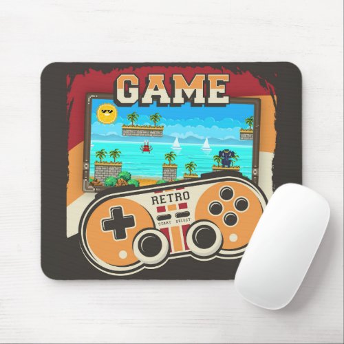 Gaming Remote Controller Retro        Mouse Pad