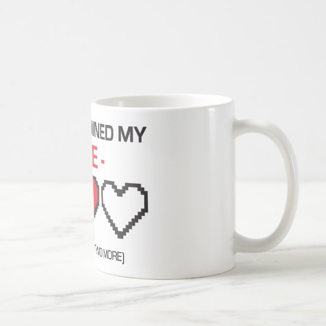 GAMING RUINED MY LIFE! COFFEE MUG (Right)