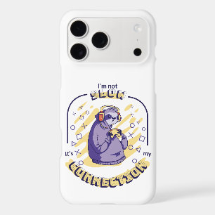 GAMING SLOTH I'M NOT SLOW IT'S MY CONNECTION iPhone 17 PRO MAX CASE
