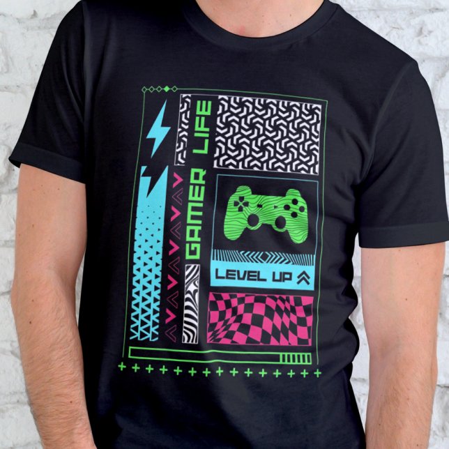 Gaming Streetwear Colorful T-Shirt (Creator Uploaded)