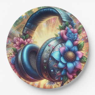 Gaming Teenager Paper Plates