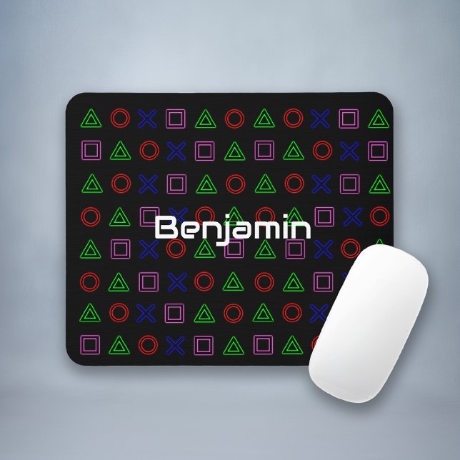 Gaming Theme Controller Buttons Mouse Pad (Creator Uploaded)
