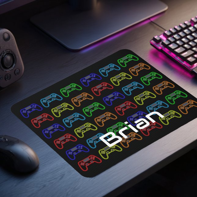 Gaming Theme Personalised Mouse Pad (Creator Uploaded)