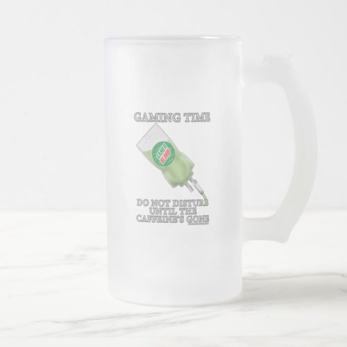 Gaming Time _ Soda IV Frosted Glass Beer Mug