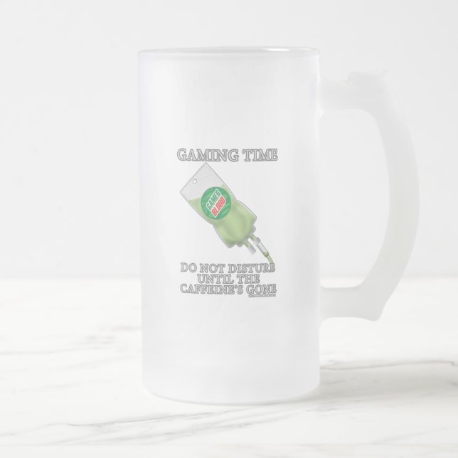Gaming Time - Soda IV Frosted Glass Beer Mug (Right)