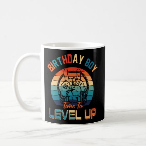 Gaming Time To Level Up Bday Coffee Mug
