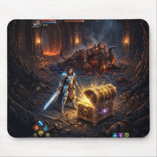 GAMING: Treasure Chest From Boss Fight Mouse Pad
