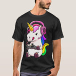 Gaming Unicorn Girl Gamer Cute Birthday Women Girl T-Shirt<br><div class="desc">Gaming Unicorn Girl Gamer Cute Birthday Women Girls .animal, cat, dog, animal lover, animals, funny, horse, horseshoe, humor, paw, pets, pizza, riding, animal rights, animal welfare, animals&nature, attitude, bulldogs, cats, chillin, chilling, cute, cute animals, cute dog, dad gift, daddy shark, daddy shark doo, daddy shark doo doo doo, dog breed,...</div>
