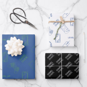 Gaming Wrapping Paper Sheets