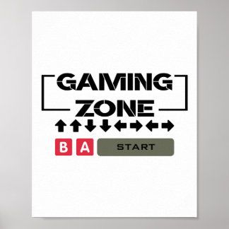 Gaming Zone Button Edition Poster