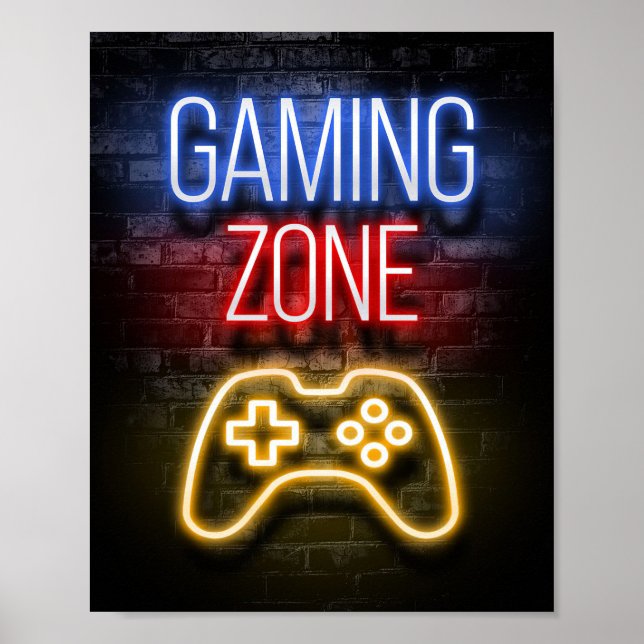 Gaming Zone Poster (Front)