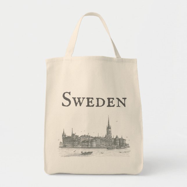 Gamla Stan, Stockholm, Sweden Tote Bag (Front)