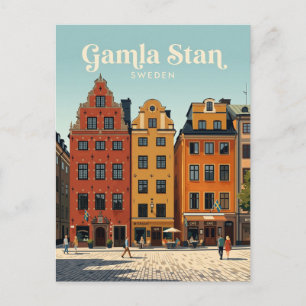 Gamla Stan Sweden Postcard
