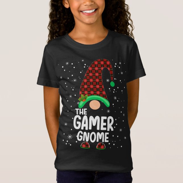 Gamma Claus Leopard Christmas Pajama Santa Gift Fo T-Shirt (Front)