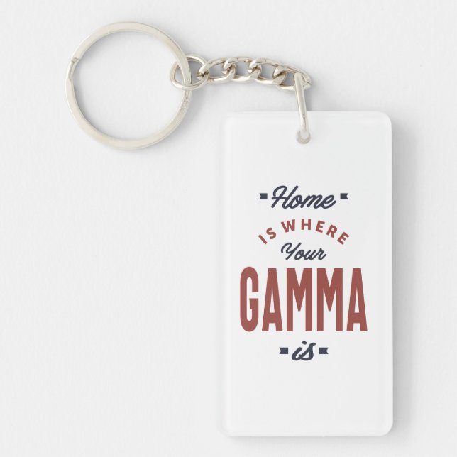Gamma Keychain (Front)