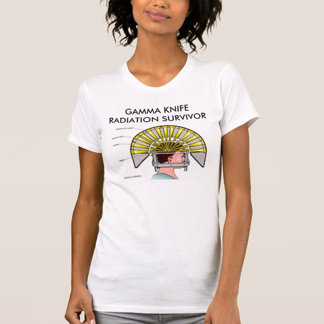 Gamma Knife Radiation Awareness Tshirt (Front)