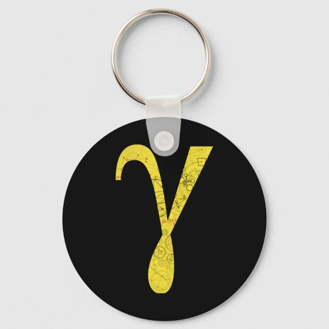 Gamma - Math Symbols Keychain (Front)