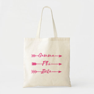 Gamma Phi Beta Arrow Tote Bag