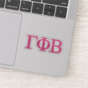 Gamma Phi Beta Big Script Sticker