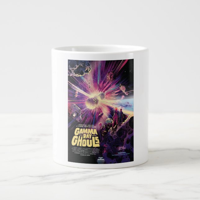 Gamma Ray Burst Pulsars Kilonova Cosmic Collision Giant Coffee Mug (Front)
