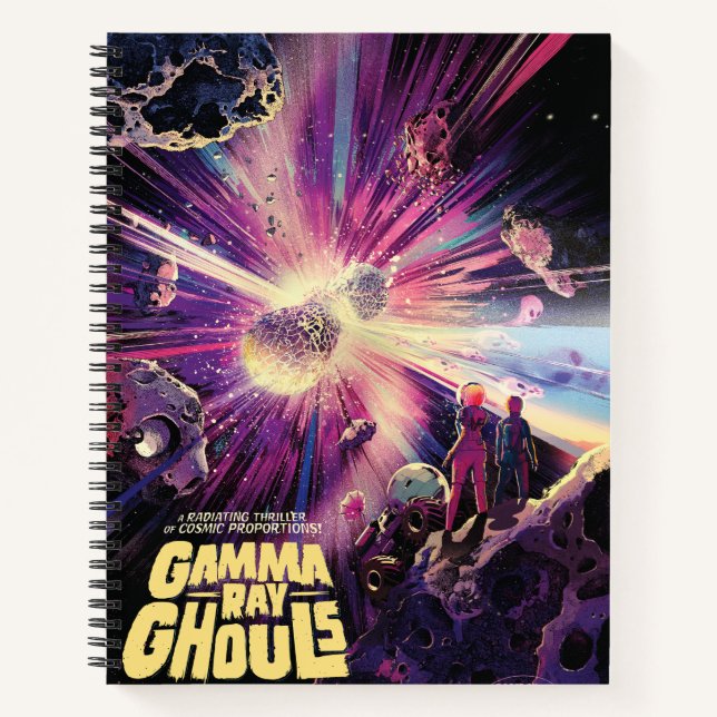 Gamma Ray Burst Pulsars Kilonova Cosmic Collision Notebook (Front)