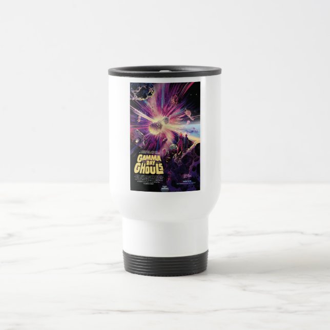 Gamma Ray Burst Pulsars Kilonova Cosmic Collision Travel Mug (Center)