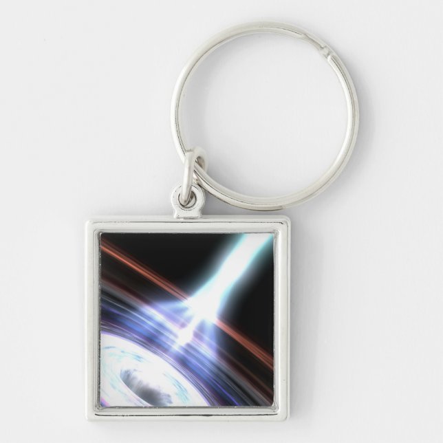 Gamma Rays in Galactic Nuclei 2 Keychain (Front)