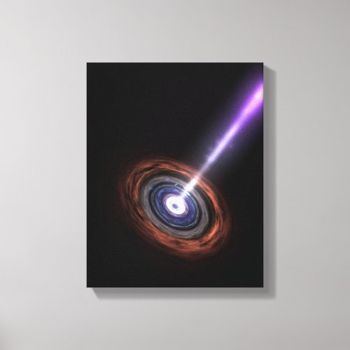 Gamma Rays in Galactic Nuclei Canvas Print