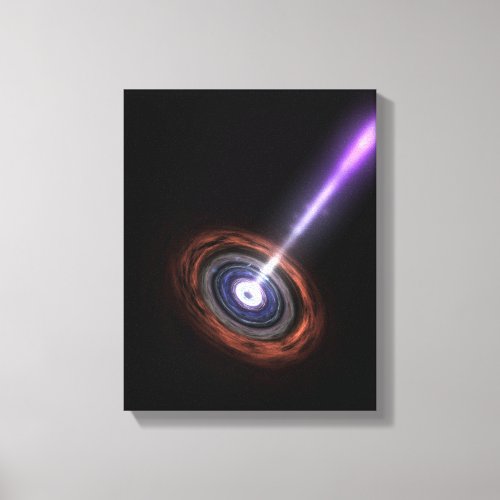 Gamma Rays in Galactic Nuclei Canvas Print