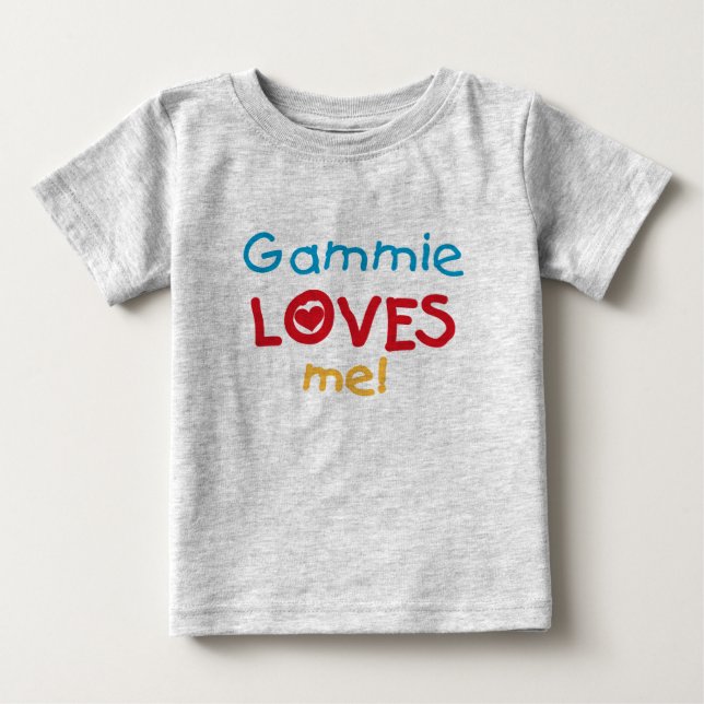 Gammie Loves Me T-shirts and Gifts (Front)