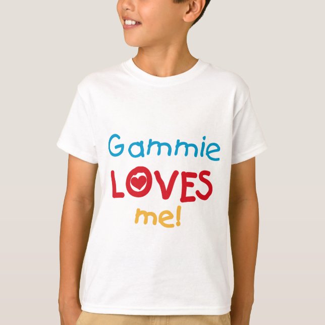 Gammie Loves Me T-shirts and Gifts (Front)