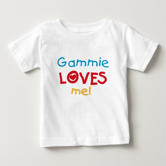 Gammie Loves Me T-shirts and Gifts (Front)