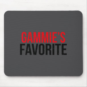Gammie’s Favorite Grandkid Humor For Kids Teens Fa Mouse Pad