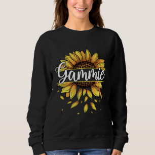 Gammie With Yellow Sunflower Floral Graphic Mother Sweatshirt