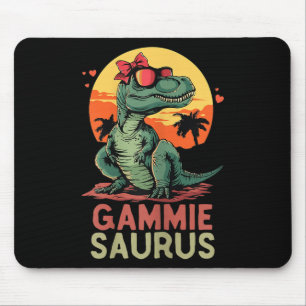 Gammiesaurus Dino Dinosaur Gammie-saurus T-rex Fun Mouse Pad