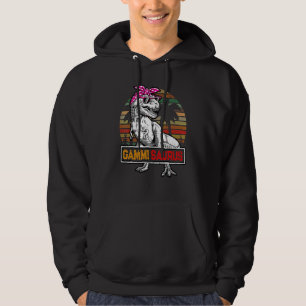 Gammisaurus Rex Dinosaur Gammi Saurus Family Match Hoodie