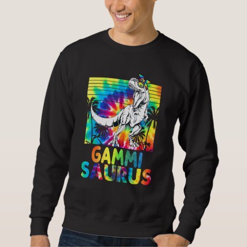 Gammisaurus Rex Mom Dinosaur Gammi Saurus Mothers Sweatshirt