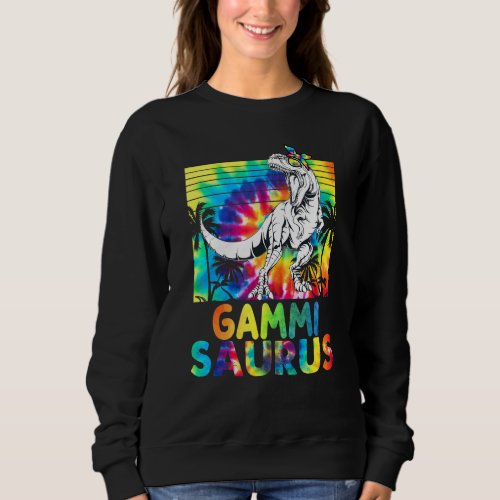 Gammisaurus Rex Mom Dinosaur Gammi Saurus Mothers Sweatshirt