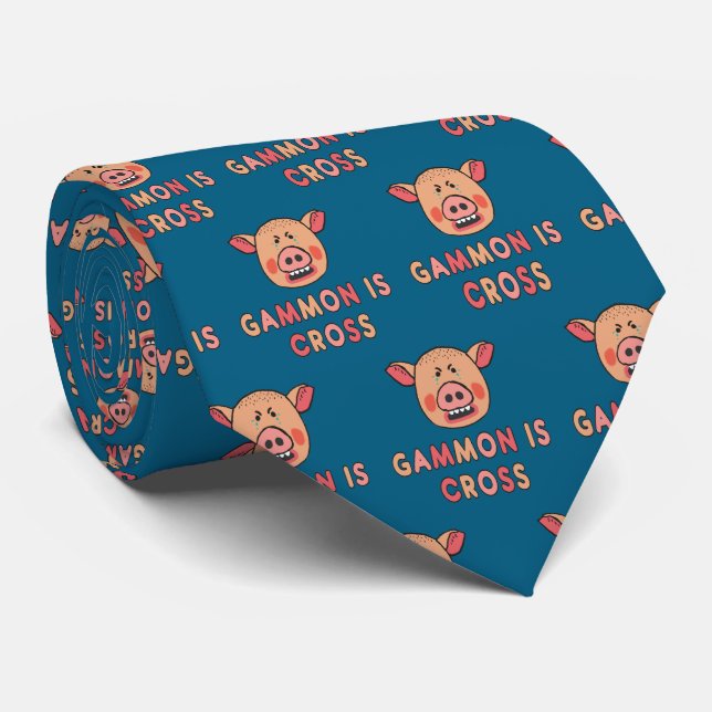 Gammon Is Cross Neck Tie (Rolled)