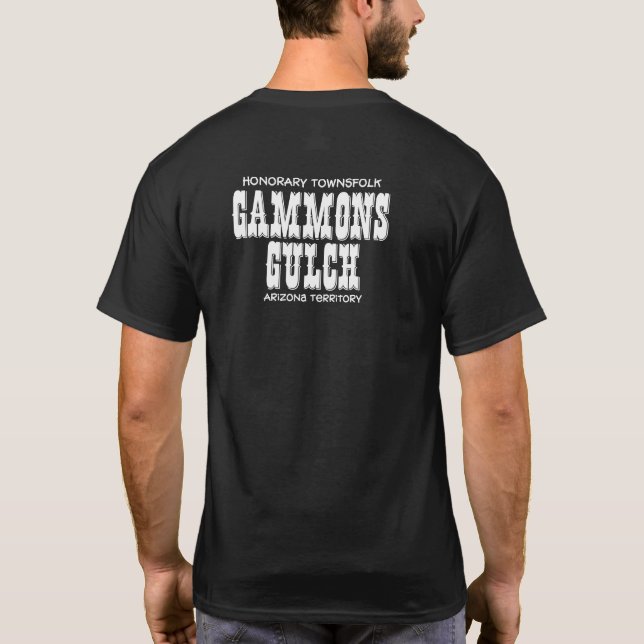 Gammons Gulch Arizona Western Town T-Shirt (Back)