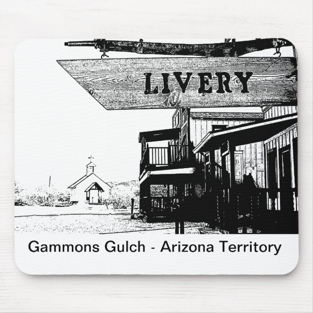 Gammons Gulch Movie Set & Museum Mouse Pad (Front)