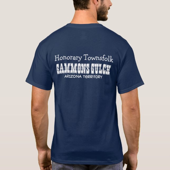 Gammons Gulch Movie Set Tshirt (Back)