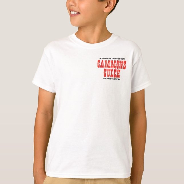 Gammons Gulch Movie Set Youth Tshirt (Front)