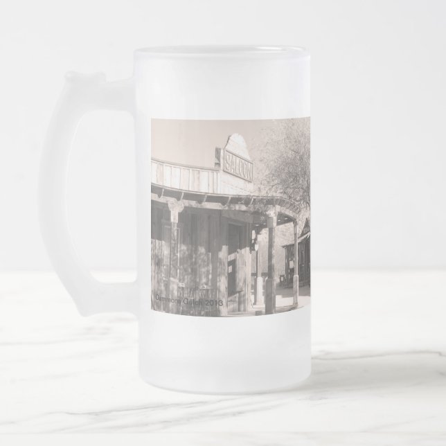 Gammons Gulch Saloon Frosted Mug (Left)