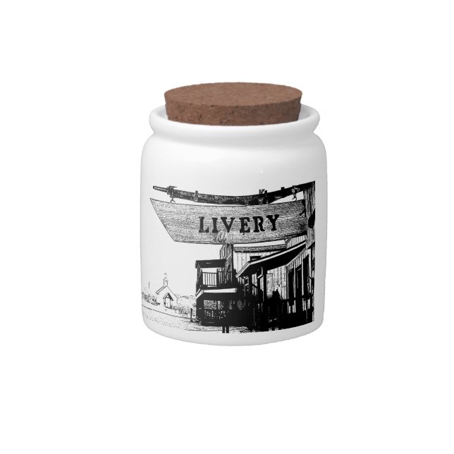 Gammons Gulch Souvenir Candy Jar (Front)