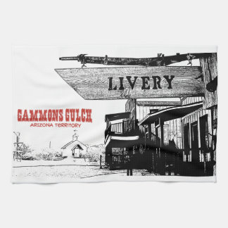 Gammons Gulch Souvenir Kitchen Towel